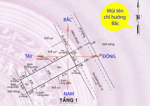 Hướng dẫn cách xem lộ giới trên sổ hồng