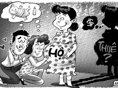 Mang thai hộ vì mục đích thương mại có vi phạm pháp luật không