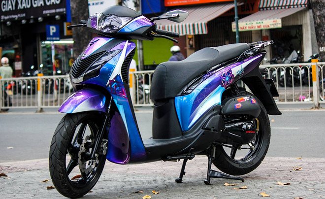 tự ý đổi màu sơn xe máy