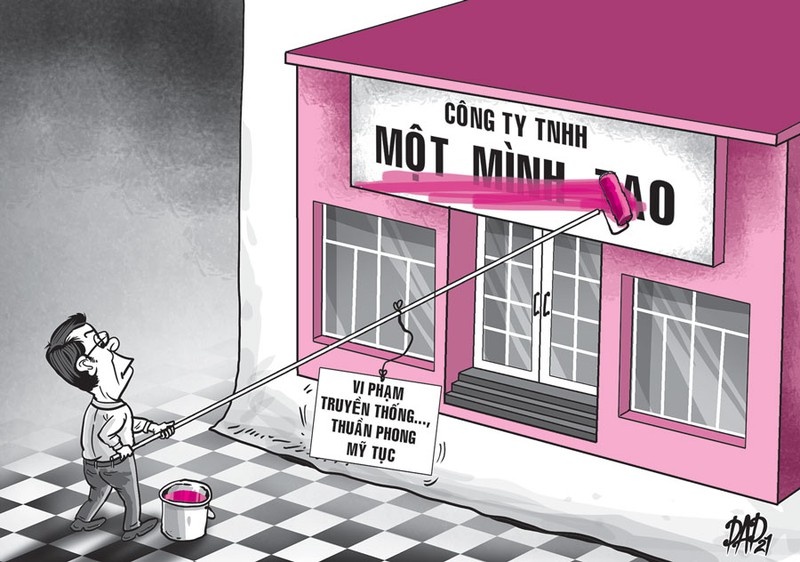 Đặt tên công ty TNHH Một Mình Tao được không?