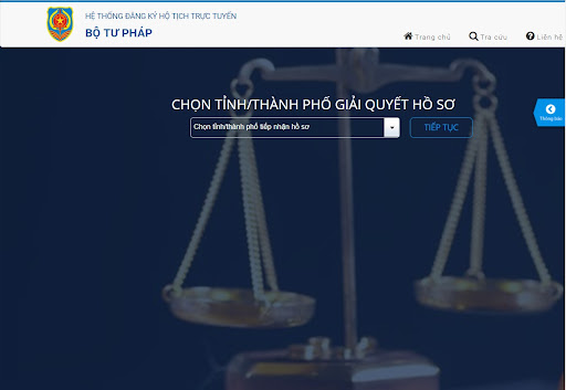 Cách thực hiện đăng ký hộ tích trực tuyến năm 2021