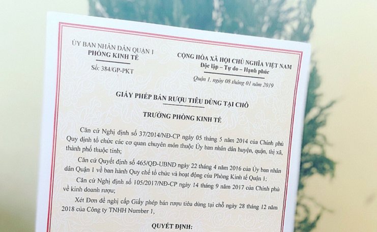 Dịch vụ xin giấy phép bán lẻ rượu tại Hà Nội
