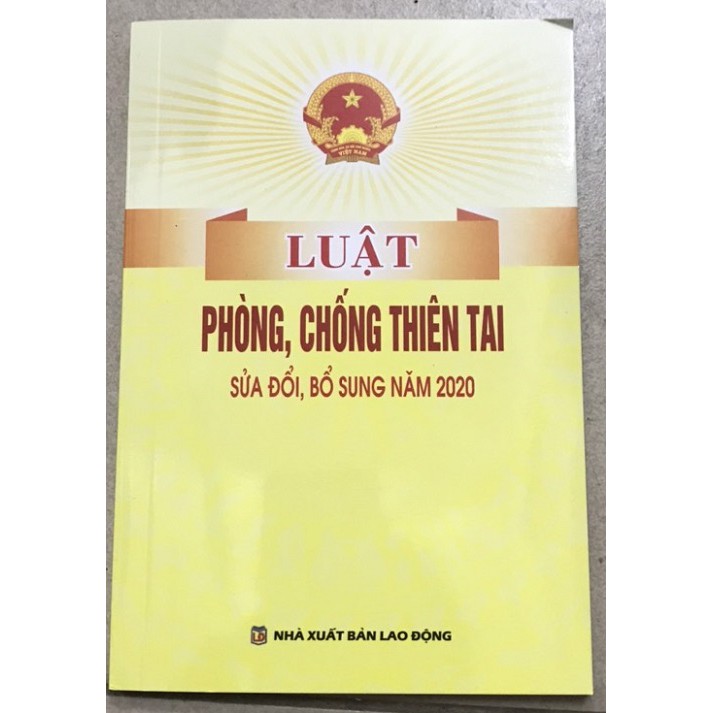 Luật phòng chống thiên tai