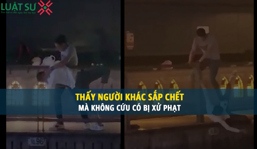 Thấy người khác sắp chết mà không cứu giúp bị xử phạt như thế nào?
