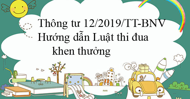 Thông tư 12/2019/TT-BNV