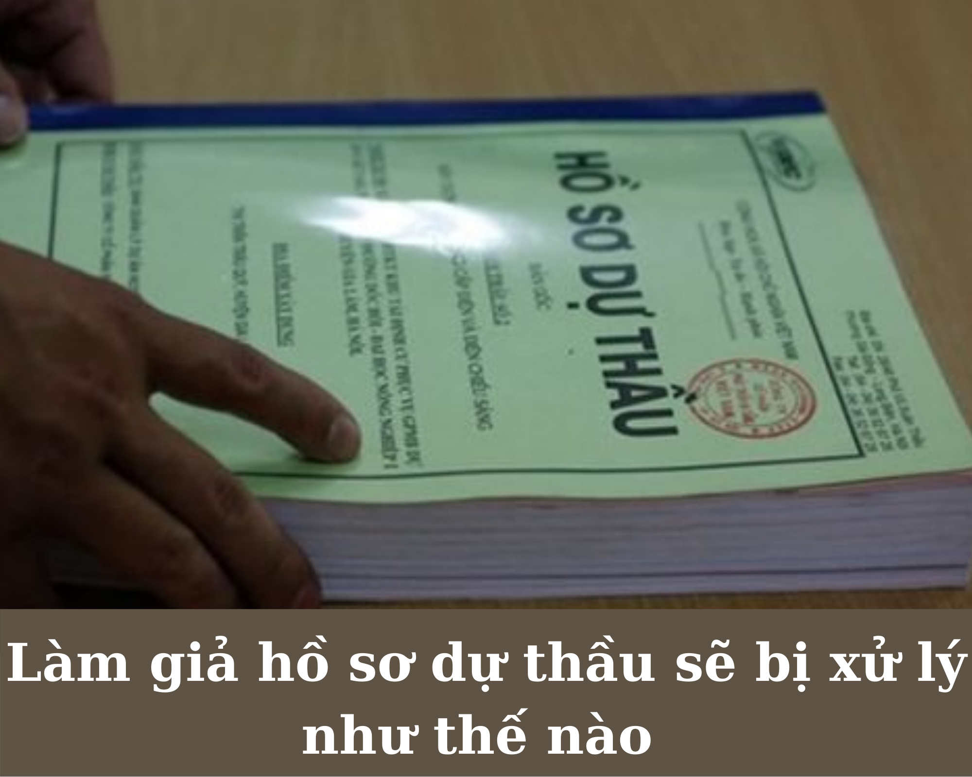 Làm giả hồ sơ dự thầu sẽ bị xử lý như thế nào?