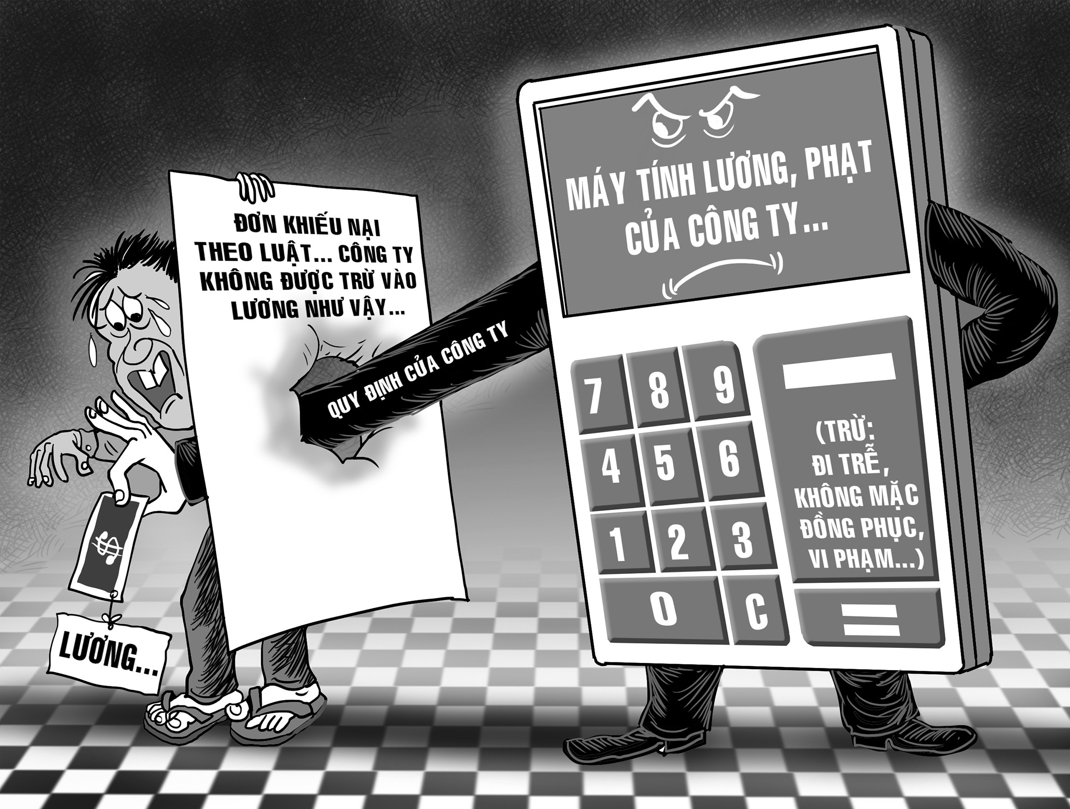 Doanh nghiệp có được trừ lương khi người lao động vi phạm nội quy