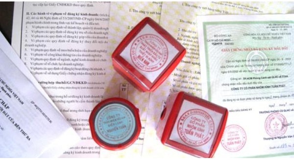 Mẫu quyết định về việc sử dụng mẫu con dấu doanh nghiệp