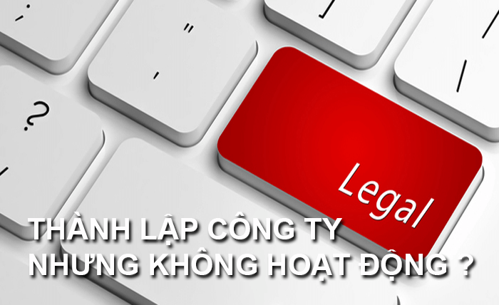 Thành lập công ty nhưng không kinh doanh có bị gì không?