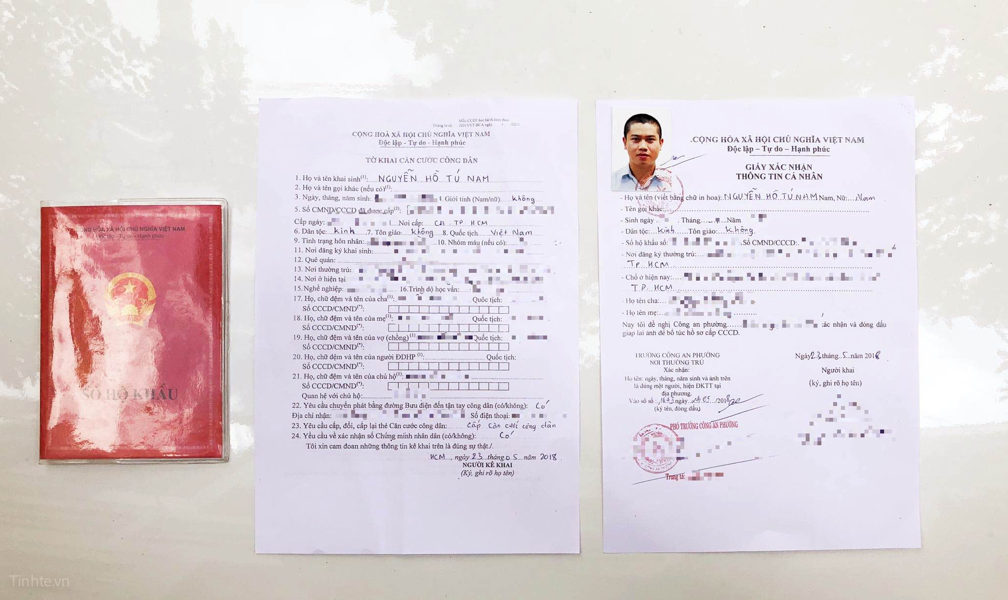 Cách ghi nơi cấp căn cước công dân trong hồ sơ như thế nào?