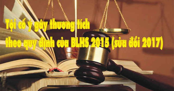 Tội cố ý gây thương tích khoản 2 điều 134