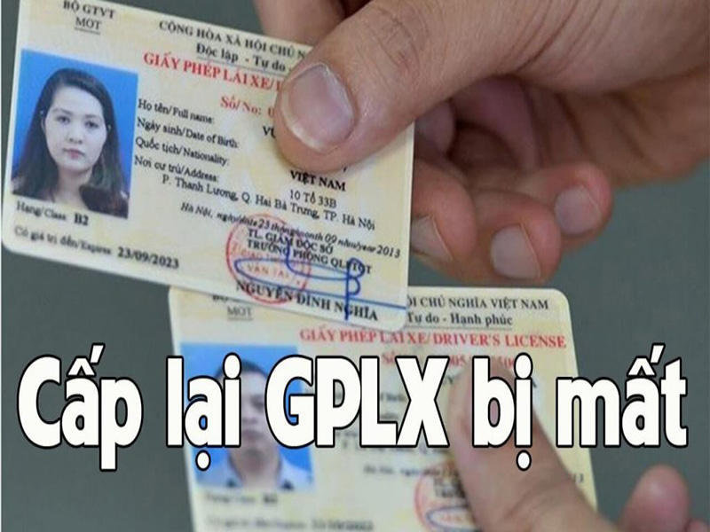Xin cấp lại bằng lái xe máy ở đâu