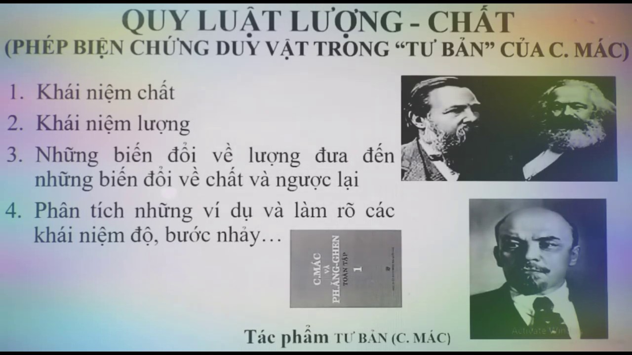 Quy luật lượng chất làm rõ vấn đề gì