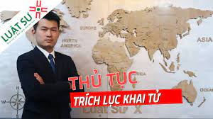 Dịch vụ trích lục khai tử nhanh chóng