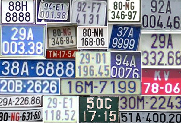 Biển số xe nào quyền lực nhất tại Việt Nam?