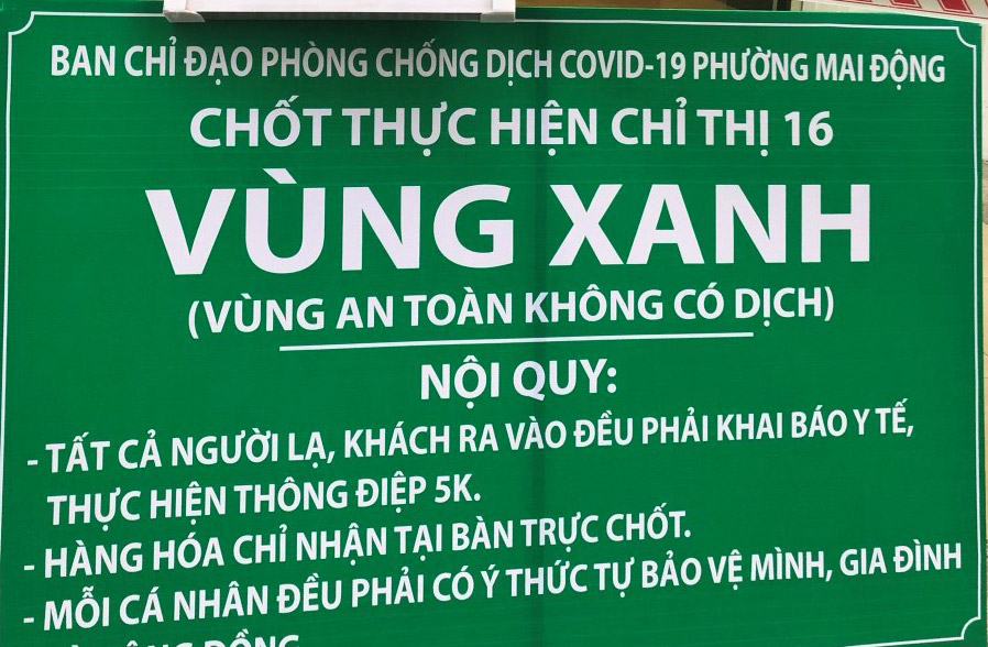 Hà nội vùng nào là vùng xanh