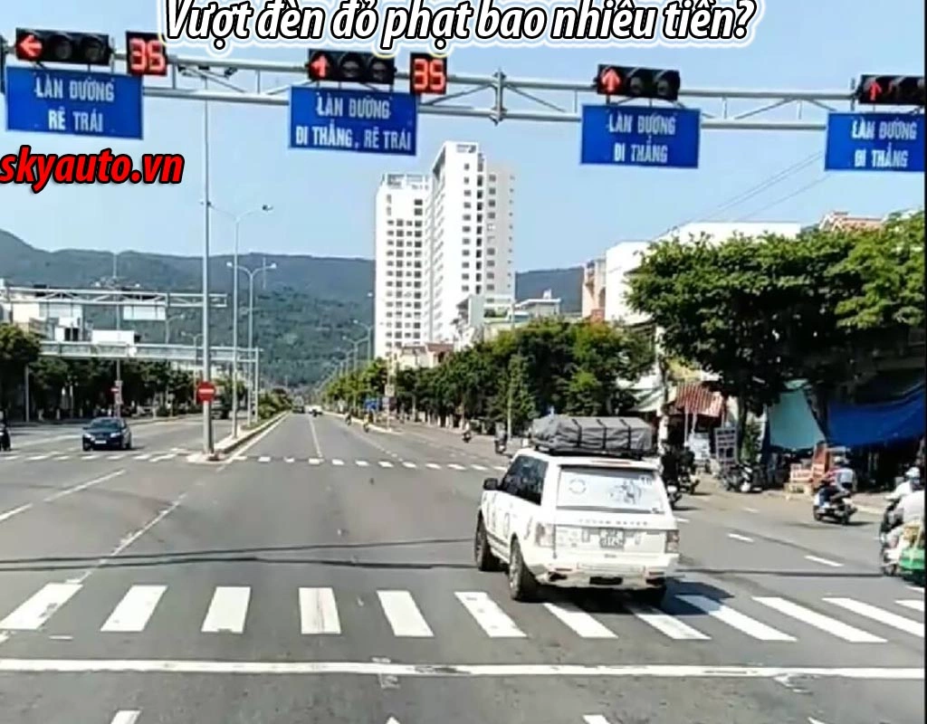 Ôtô vượt đèn đỏ phạt bao nhiêu?
