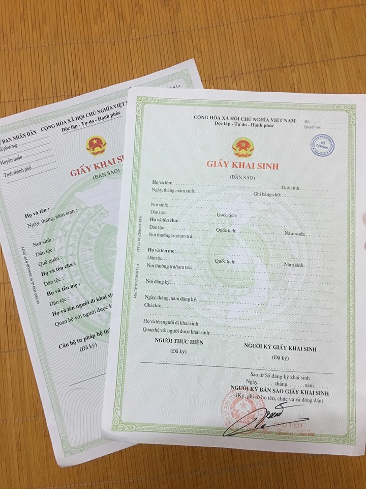 Bản sao giấy khai sinh photo công chứng có thời hạn bao lâu?