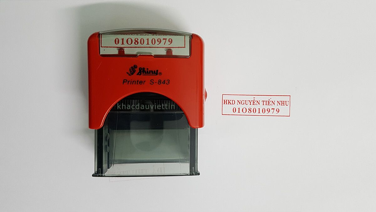 Cách đóng dấu hộ kinh doanh cá thể