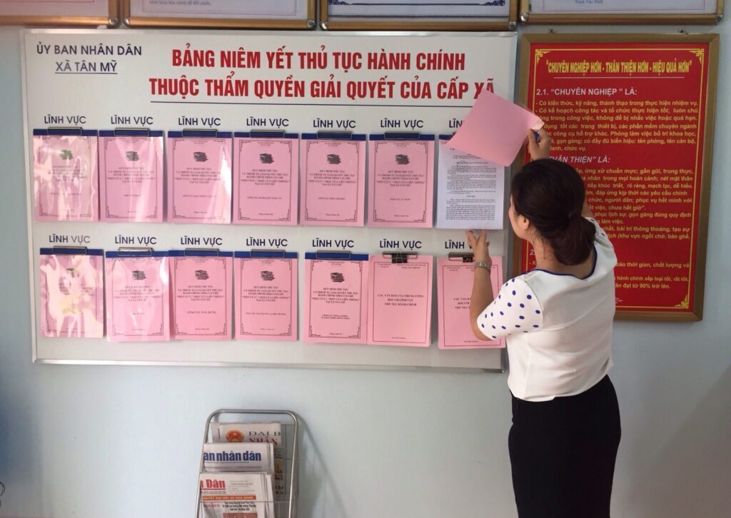 Thủ tục hành chính lĩnh vực tư pháp - hộ tịch cấp xã năm 2022
