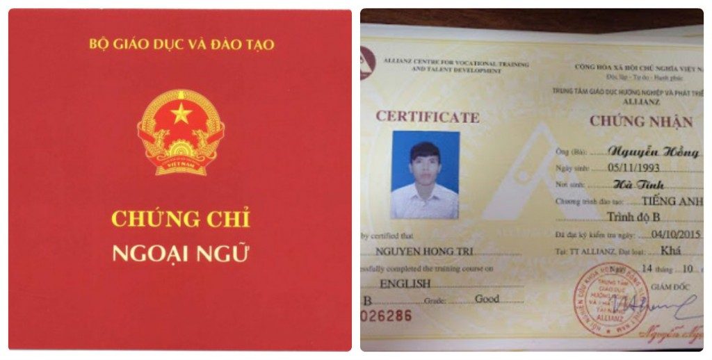Mất chứng chỉ tiếng anh có cấp lại không