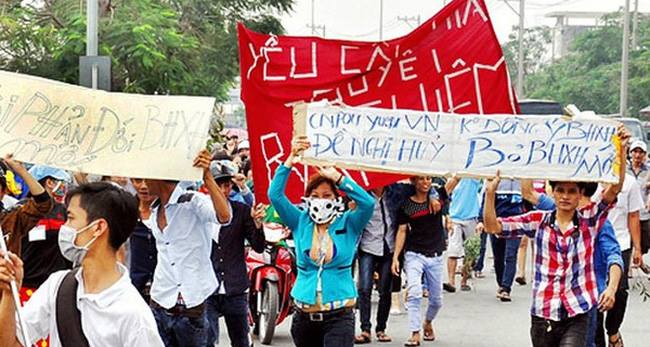 Pháp luật lao động Việt Nam về đình công bất hợp pháp