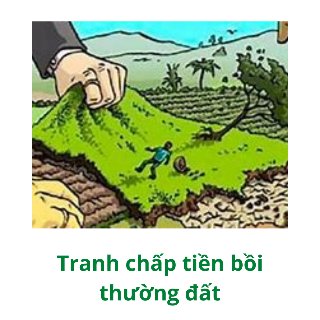 Tranh chấp tiền bồi thường đất