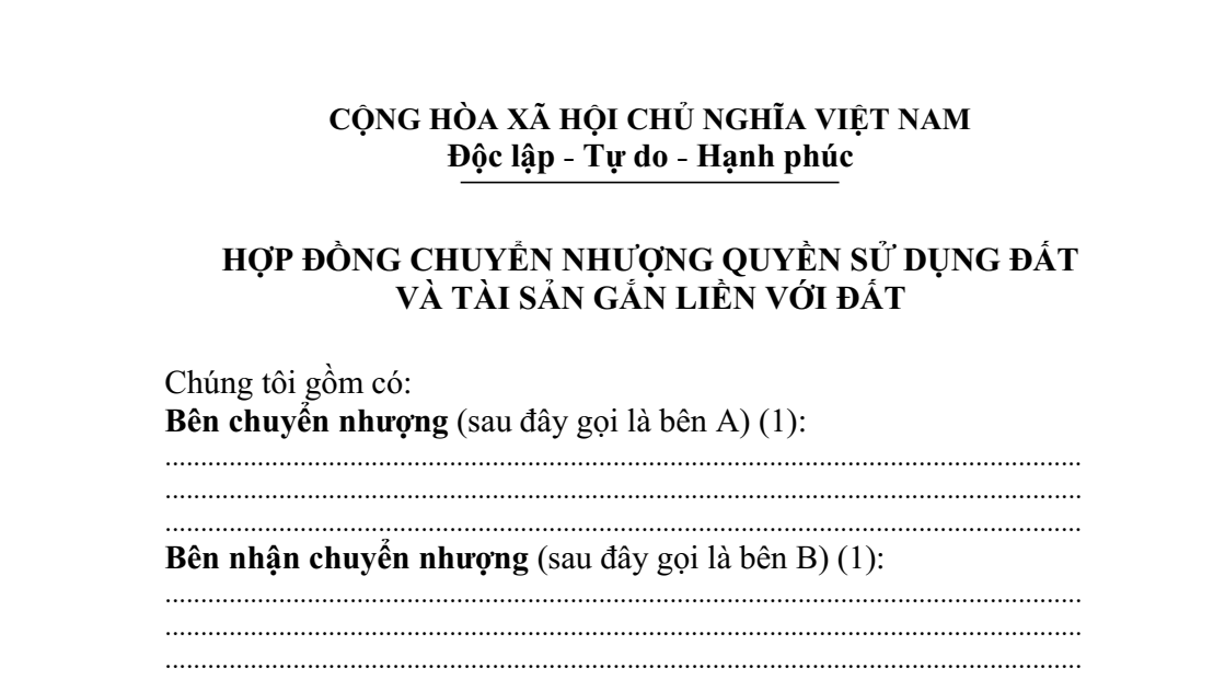 Bản án tuyên hợp đồng chuyển nhượng vô hiệu