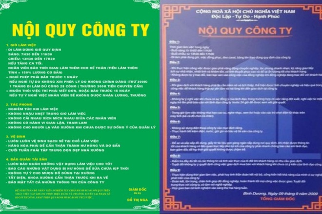 Doanh nghiệp có trách nhiệm phải cho người lao động biết nội quy không?