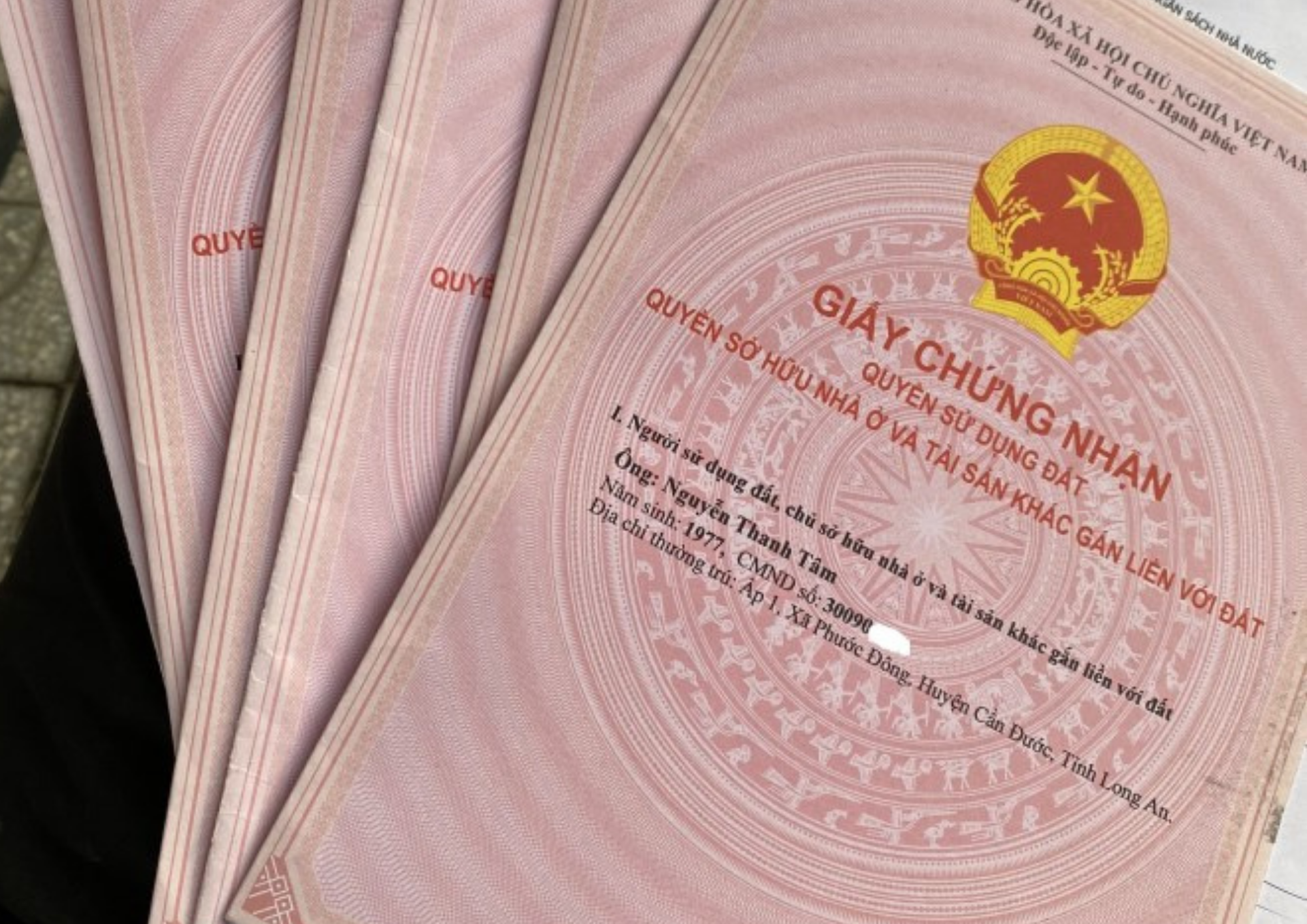 Mẫu đăng ký tài sản gắn liền với đất mới năm 2022
