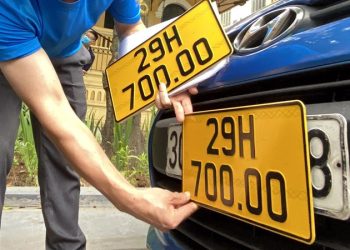 Mẫu đơn xin đổi biển số vàng mới năm 2022