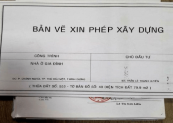 Xin giấy phép xây dựng có cần phải nộp sổ đỏ bản gốc không?