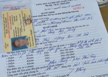 Mất biên bản vi phạm giao thông làm sao nộp phạt?