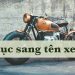Thủ tục sang tên xe máy khi chủ xe đã chết