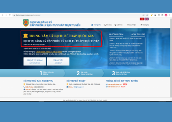 Tra cứu hồ sơ lý lịch tư pháp online mới năm 2022