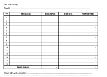 Quy định về xuất hóa đơn bán lẻ như thế nào