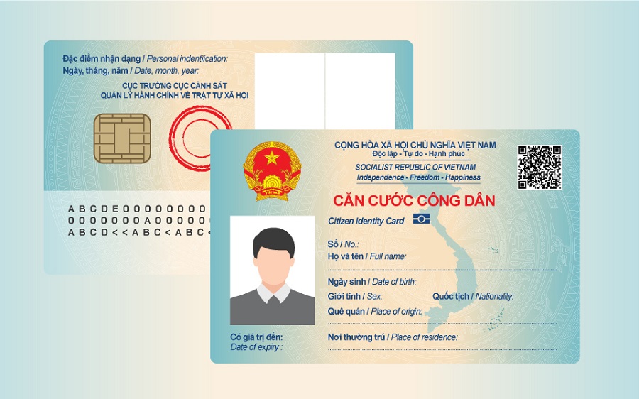 Mẫu thẻ Căn cước công dân có gắn chip mới năm 2022