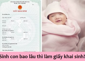 sinh con bao lâu thì làm giấy khai sinh