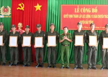 Tuyển Công an xã bán chuyên trách vào Công an nhân dân