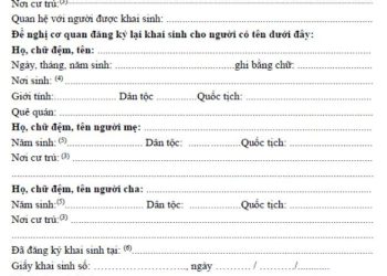 Hiện nay quy định mới 2022 quy định đăng ký khai sinh lại ở đâu?