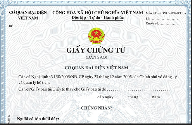 Cấp Giấy chứng nhận cho người đã chết