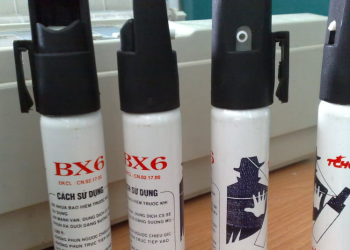 Bình xịt hơi cay tự vệ có bị cấm không?