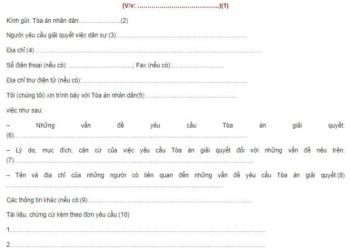 Cách viết đơn yêu cầu tuyên bố mất tích như thế nào?