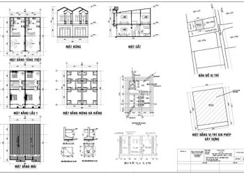 Bản vẽ xin giấy phép xây dựng nhà cấp 4