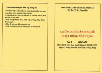 Chứng chỉ hành nghề xây dựng là gì?