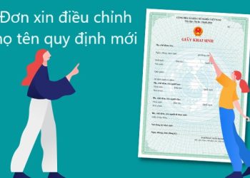 Đơn xin điều chỉnh họ tên quy định mới