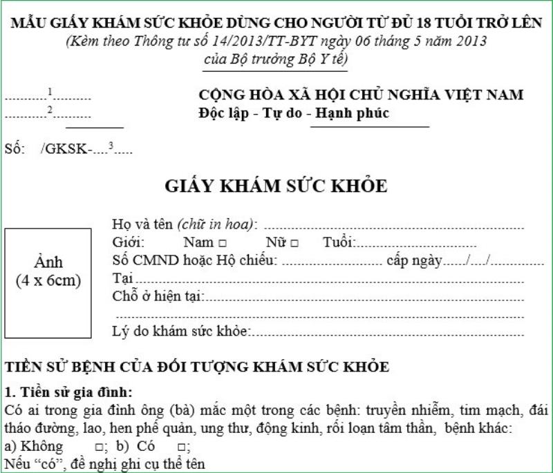 Khám sức khỏe kết hôn với người nước ngoài ở đâu