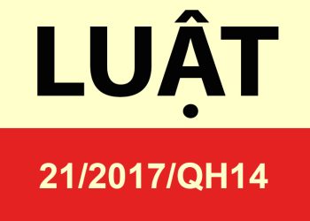 Luật quy hoạch năm 2017 số 21/2017/QH14