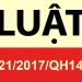 Luật quy hoạch năm 2017 số 21/2017/QH14
