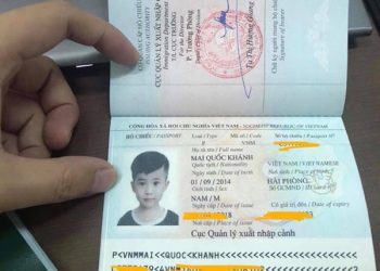 Mẫu tờ khai cấp hộ chiếu cho trẻ em